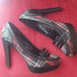 Plaid High Heel